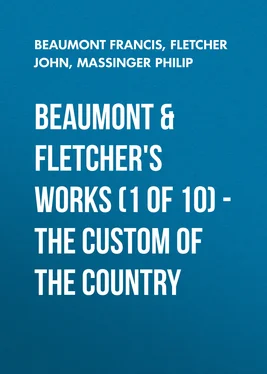 Francis Beaumont Beaumont & Fletchers Works (1 of 10) – the Custom of the Country обложка книги