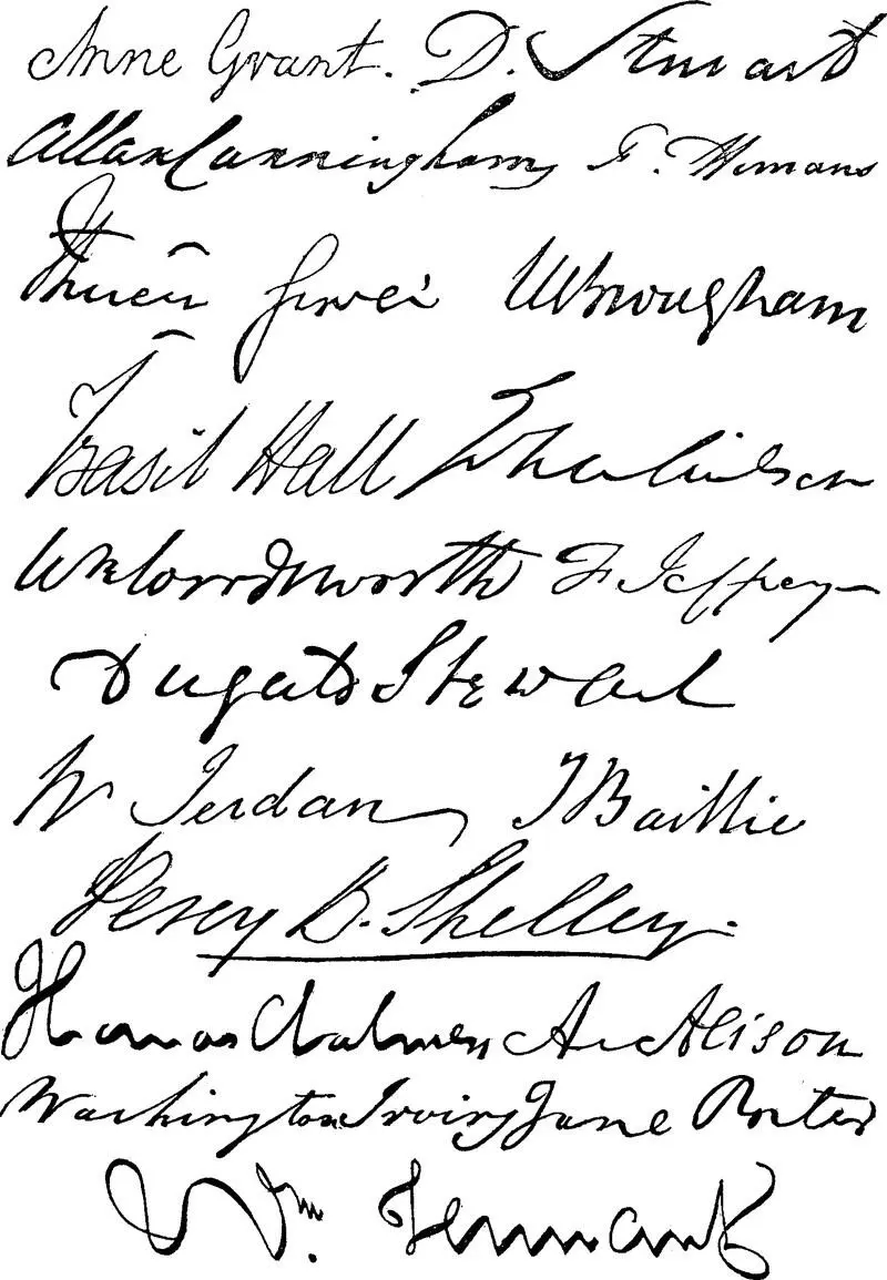 AUTOGRAPHS OF EMINENT PERSONS AUTOGRAPHS It is long since our pages were - фото 1