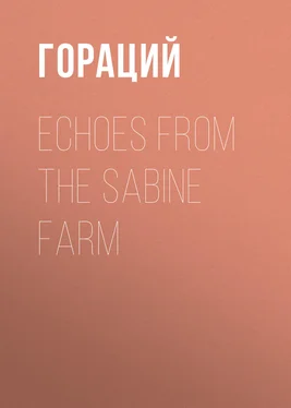 Квинт Гораций Флакк Echoes from the Sabine Farm обложка книги