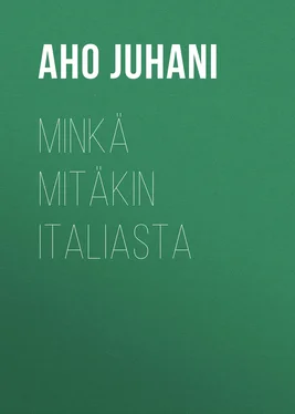 Juhani Aho Minkä mitäkin Italiasta обложка книги