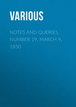 Various Notes and Queries, Number 19, March 9, 1850 обложка книги