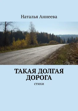 Наталья Аннеева Такая долгая дорога. Стихи обложка книги