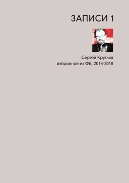 Сергей Круглов Записи-1. Избранное из ФБ, 2014–2018 обложка книги