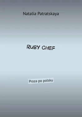 Natalia Patratskaya Ruby Chef. Proza po polsku обложка книги