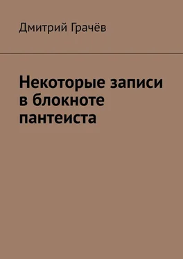 Дмитрий Грачёв Некоторые записи в блокноте пантеиста обложка книги