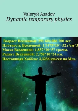 Valeryй Asadov Dynamic temporary physics обложка книги