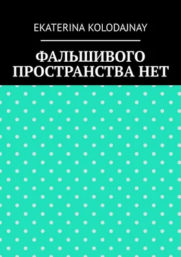 EKATERINA KOLODAJNAY Фальшивого пространства нет обложка книги