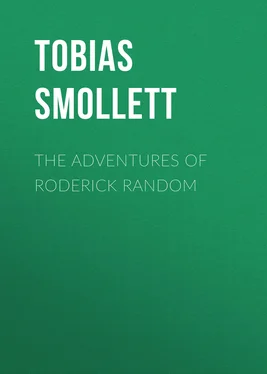Tobias Smollett The Adventures of Roderick Random обложка книги