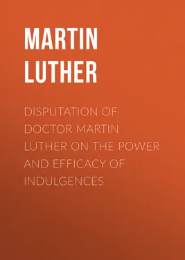 Martin Luther Disputation of Doctor Martin Luther on the Power and Efficacy of Indulgences обложка книги