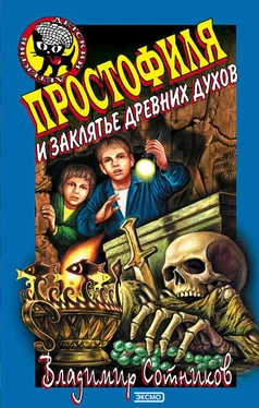 Владимир Сотников Простофиля и заклятье древних духов обложка книги