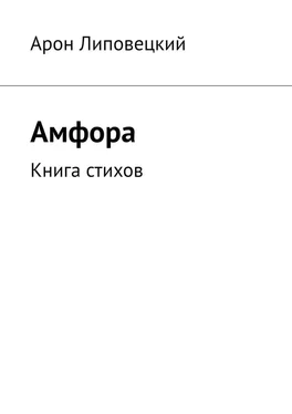 Арон Липовецкий Амфора. Книга стихов обложка книги