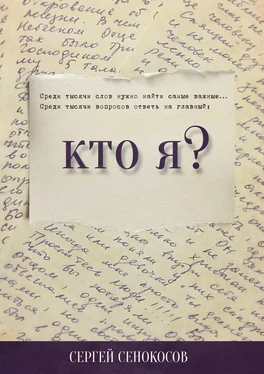 Сергей Сенокосов Кто я? обложка книги