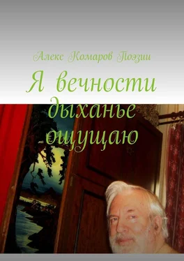 Алекс Комаров Поэзии Я вечности дыханье ощущаю обложка книги