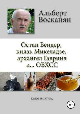 Альберт Восканян Остап Бендер, князь Микеладзе, архангел Гавриил и…ОБХСС обложка книги