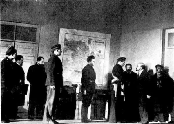 Человек с ружьемСцена из спектакля Театр имени Евг Вахтангова Москва 1937 - фото 2