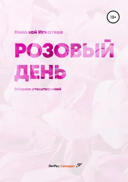 Николай Игнатков Розовый день. Сборник стихотворений обложка книги