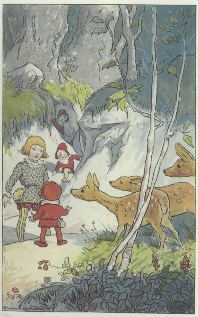 Then the kind Fuzzy Fox took the three little gnomes and the little boy upon - фото 3