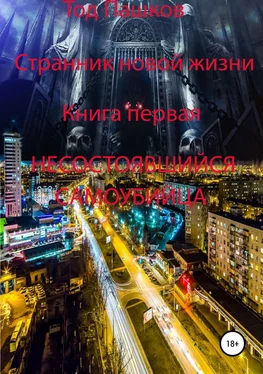 Тод Пашков Странник новой жизни. Книга первая. Несостоявшийся самоубийца обложка книги