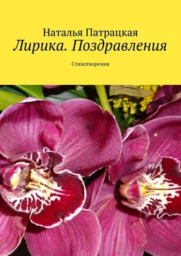 Наталья Патрацкая Лирика. Поздравления. Стихотворения обложка книги