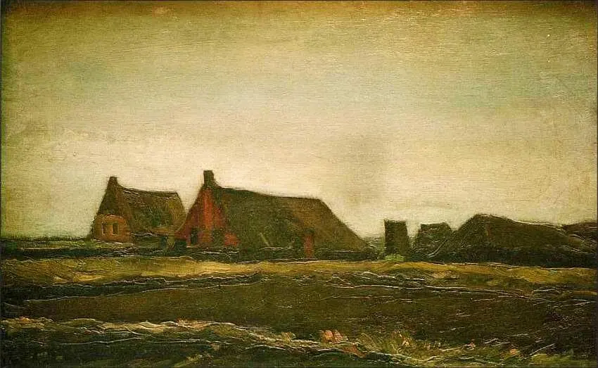 Винсент Ван Гог 18531890 Хижины Осень 1883 Холст масло 35x555 Пейзаж с - фото 8