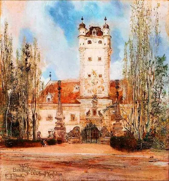 Антон Ромако 18321889 Замок Грайлленштайн 18851886 Дерево масло - фото 17