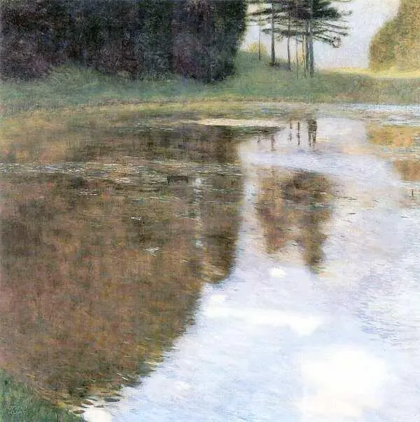 Густав Климт 18621918 Пруд в парке замка Каммер 1899 Холст масло - фото 20