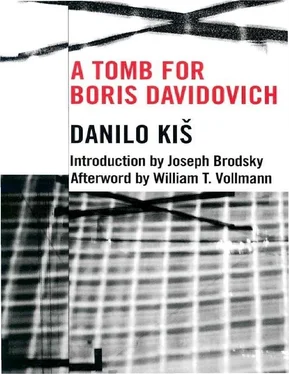 Danilo Kis Tomb for Boris Davidovich
