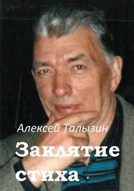 Алексей Талызин Заклятие стиха обложка книги