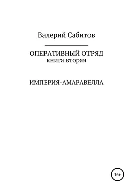 Валерий Сабитов Оперативный отряд. Книга вторая. Империя-Амаравелла обложка книги