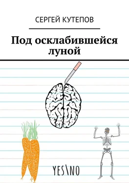 Сергей Кутепов Под осклабившейся луной обложка книги