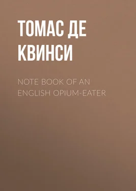 Томас Де Квинси Note Book of an English Opium-Eater обложка книги