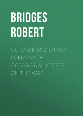 Robert Bridges October and Other Poems with Occasional Verses on the War обложка книги
