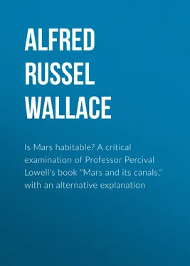 Alfred Wallace Is Mars habitable? A critical examination of Professor Percival Lowell's book Mars and its canals, with an alternative explanation обложка книги