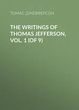 Томас Джефферсон The Writings of Thomas Jefferson, Vol. 1 (of 9) обложка книги