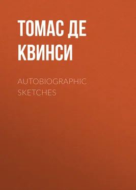 Томас Де Квинси Autobiographic Sketches обложка книги