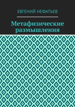 Евгений Нефатьев Метафизические размышления обложка книги