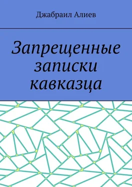 Джабраил Алиев Запрещенные записки кавказца обложка книги