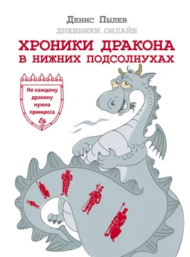 Денис Пылев Хроники Дракона в Нижних Подсолнухах обложка книги