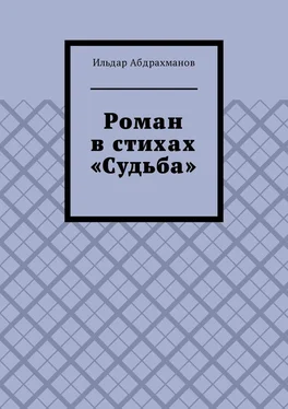 Ильдар Абдрахманов Роман в стихах «Судьба» обложка книги