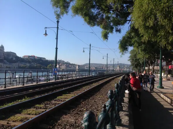 The peculiarity of the embankment is that two tracks of tramways with periodic - фото 33