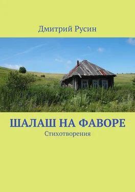 Дмитрий Русин Шалаш на фаворе. Стихотворения обложка книги