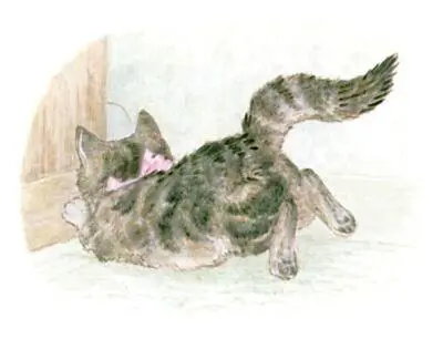 This is Miss Moppet jumping just too late she misses the Mouse and hits her - фото 3