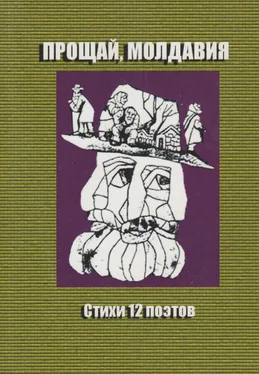 Сборник стихов Прощай, Молдавия. Стихи двенадцати поэтов обложка книги