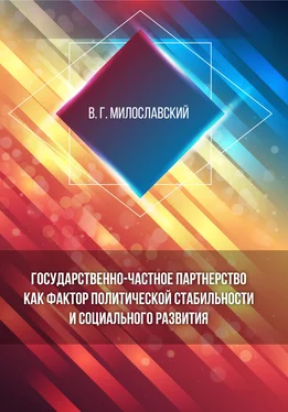 Владимир Милославский Государственно-частное партнерство как фактор политической стабильности и социального развития обложка книги