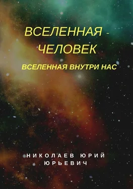 Юрий Николаев Вселенная – человек. Вселенная внутри нас обложка книги