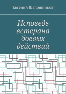 Евгений Шапошников Исповедь ветерана боевых действий. От маршала до рядового обложка книги