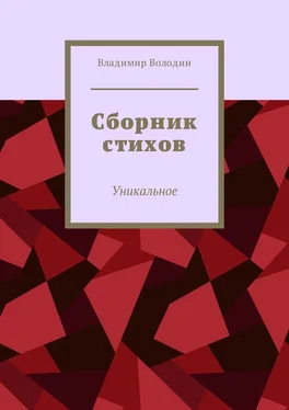 Владимир Володин Сборник стихов. Уникальное