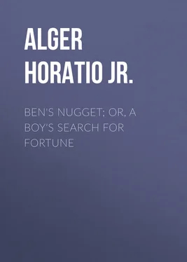 Horatio Alger Ben's Nugget; Or, A Boy's Search For Fortune обложка книги