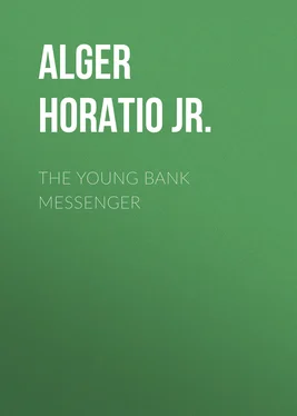 Horatio Alger The Young Bank Messenger обложка книги