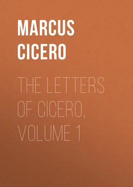 Marcus Cicero The Letters of Cicero, Volume 1 обложка книги